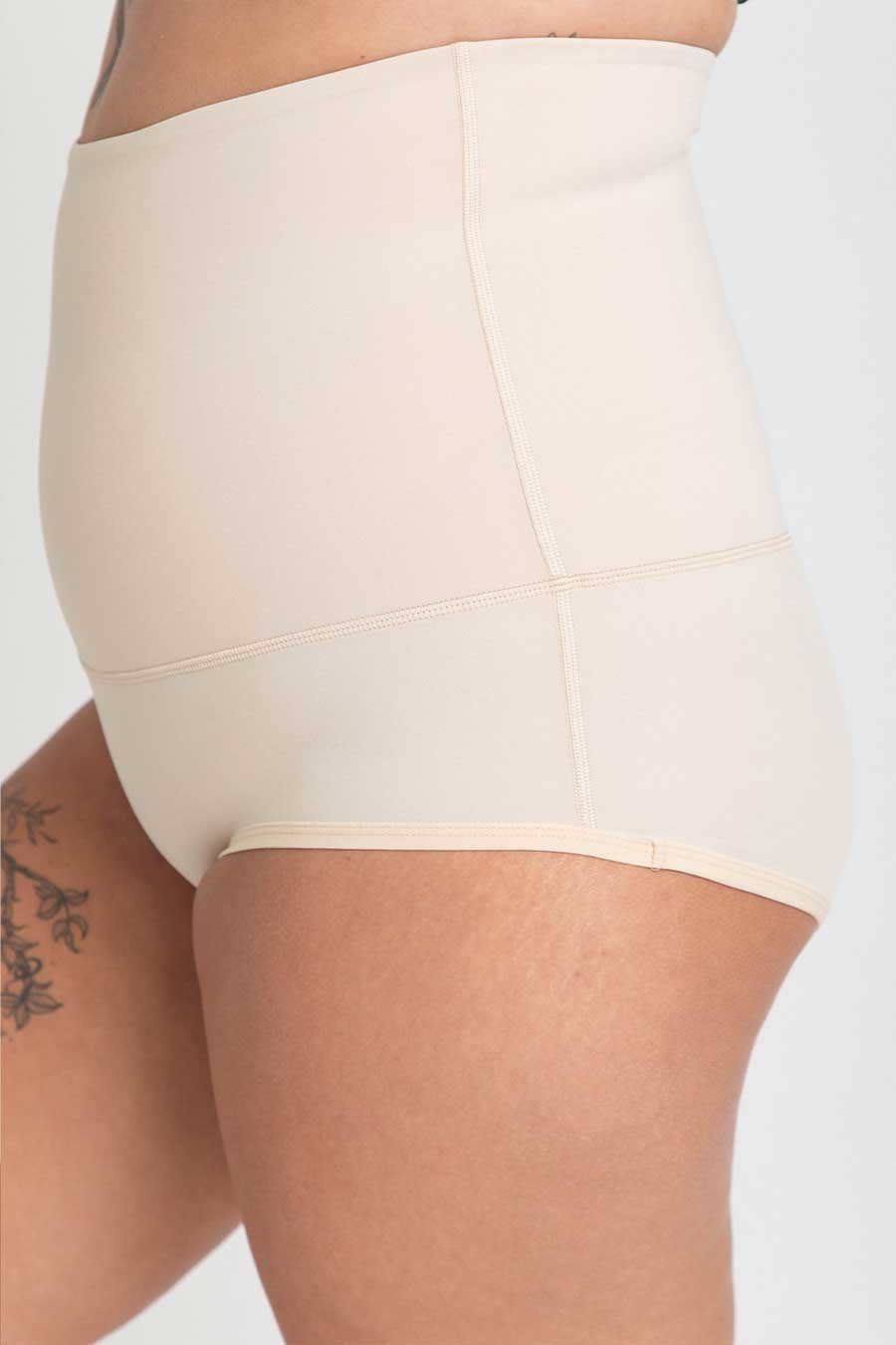 Postpartum Underwear for Women - Soft & Breathable High Waist Panties - Beige - Perfect for Post-Delivery Recovery & Comfort