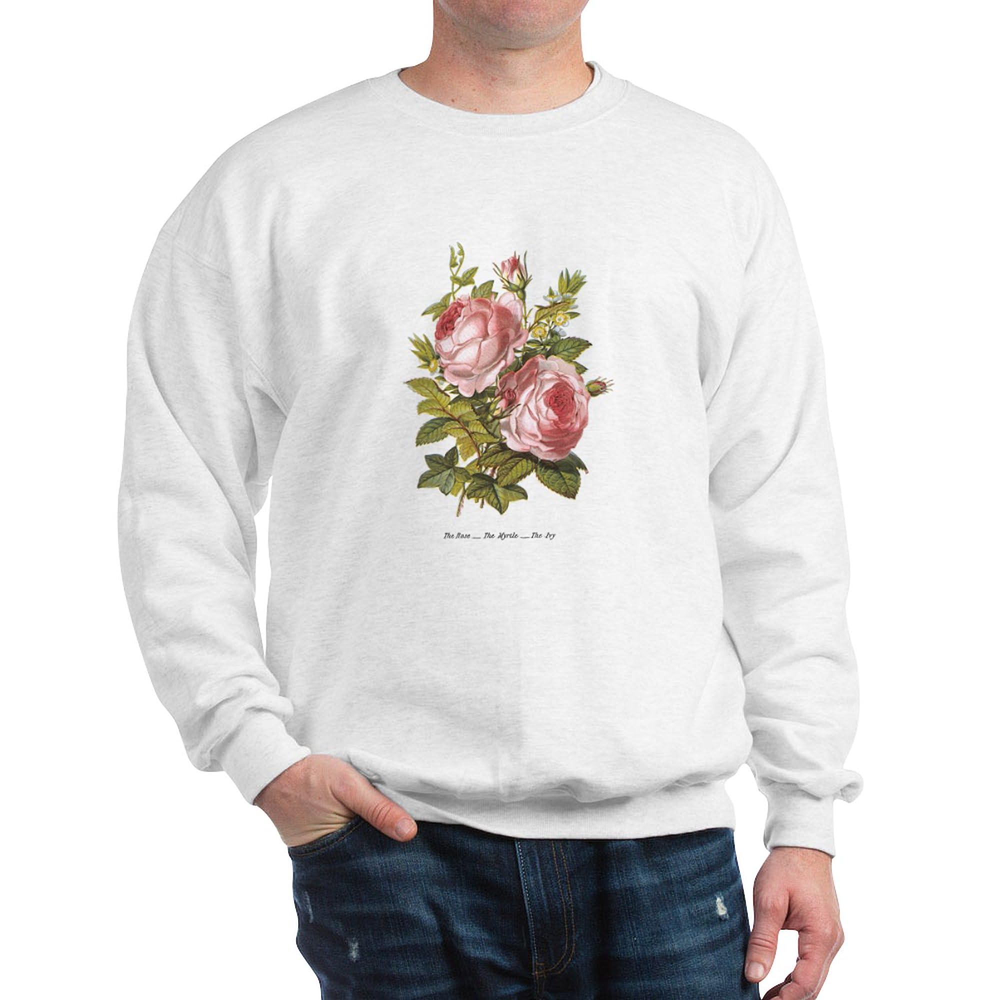 Rose Myrtle Ivy Sweatshirt - Classic Crewneck Lightweight Pullover for Women | Perfect for Casual Wear, Coffee Dates & Fall Layering
