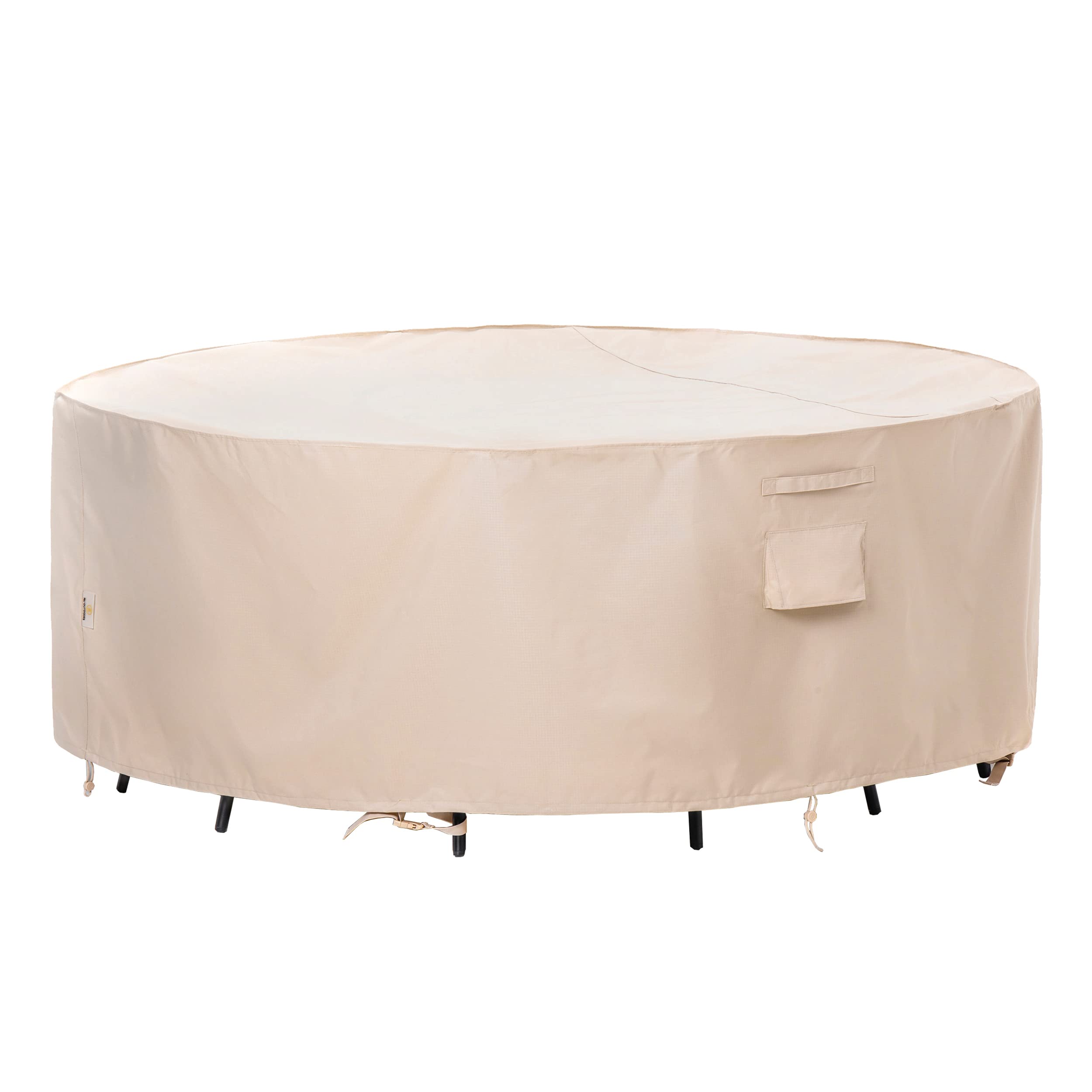 Waterproof UV-Resistant Round Patio Furniture Cover - 96