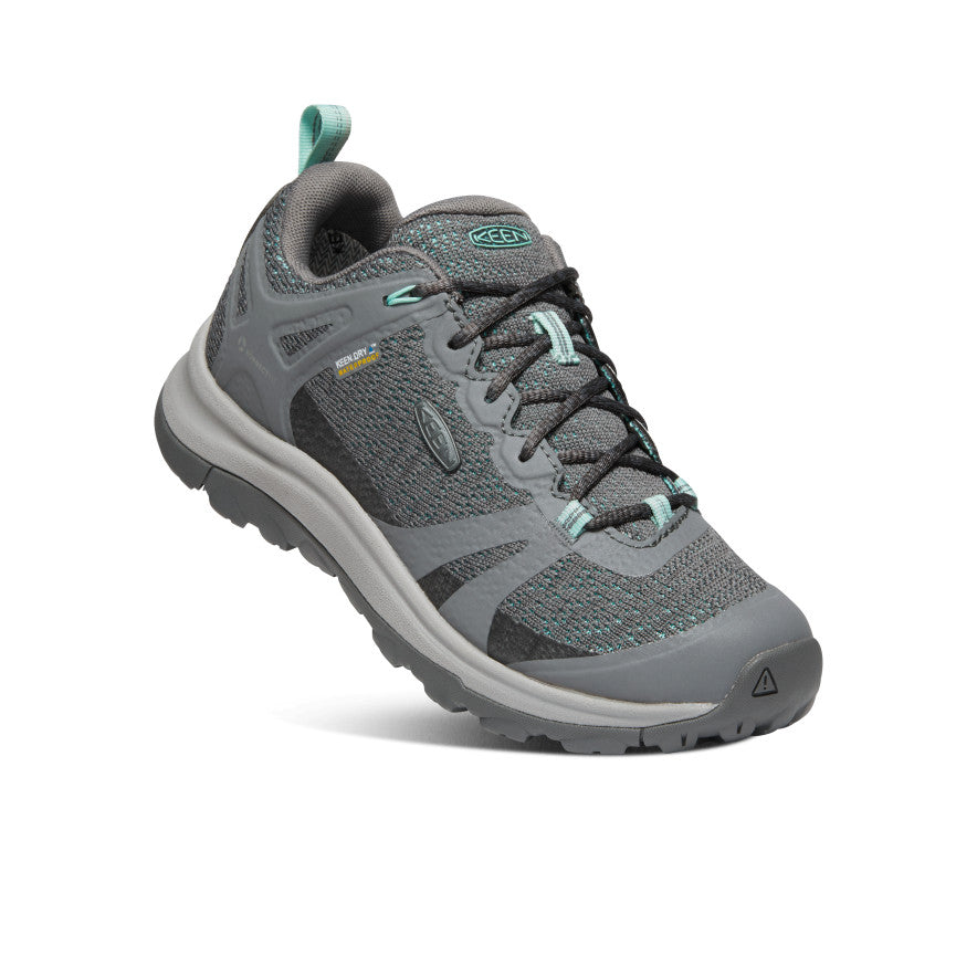 Women's Terradora II Waterproof Hiking Shoes - Steel Grey/Ocean Wave | Lightweight Trail Running & Outdoor Adventure Footwear