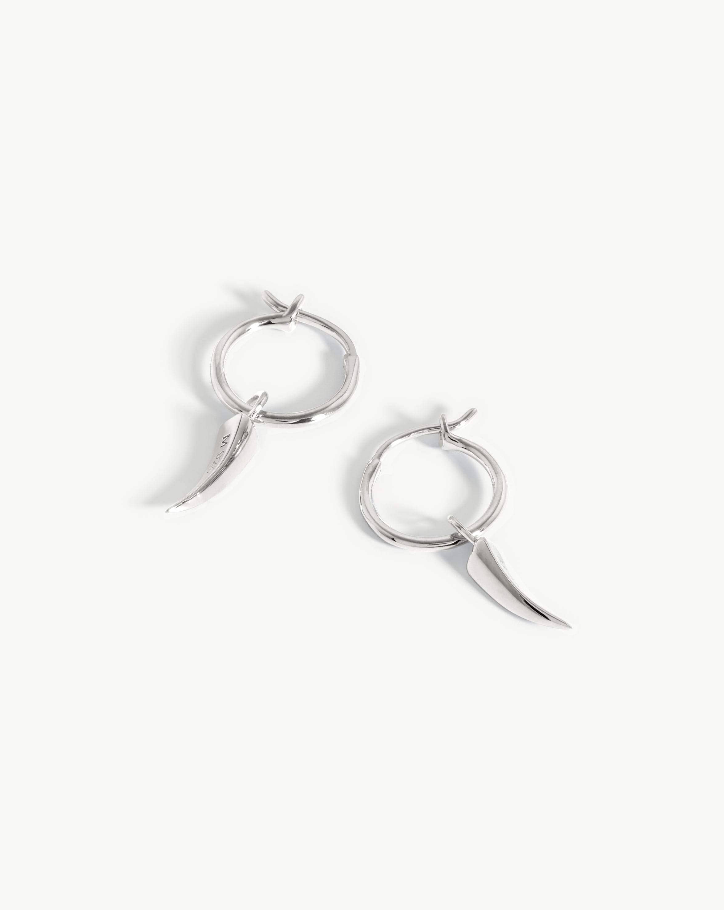 Mini Claw Charm Hoop Earrings for Women - Trendy Gold Plated Small Hoop Earrings - Perfect for Everyday Wear, Parties & Gifts