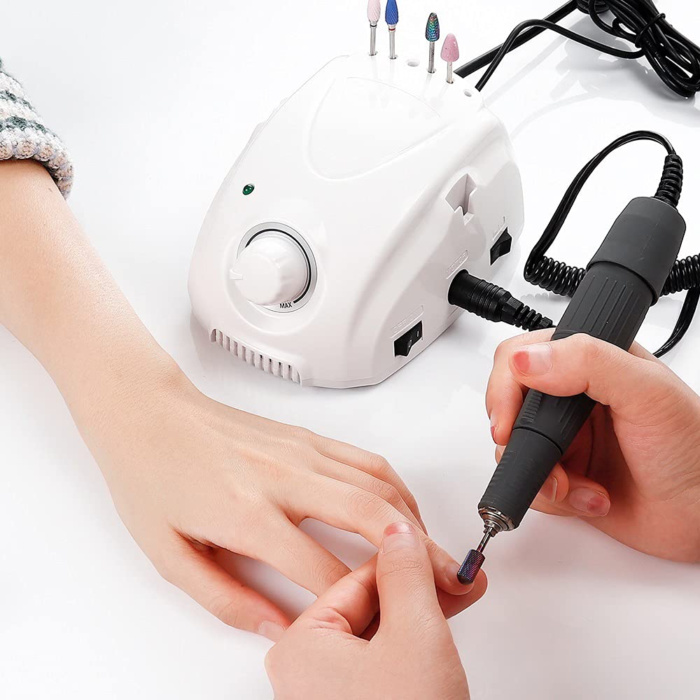 35,000RPM Electric Nail Drill Machine - Professional Manicure & Pedicure Tool for Salon & Home Use