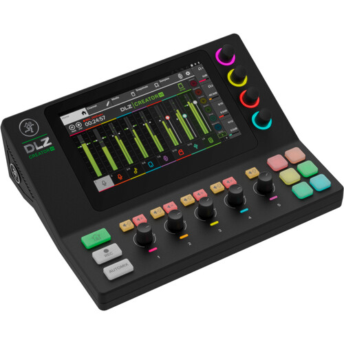 Mackie DLZ Creator XS Compact Adaptive Digital Mixer for Podcasting, Live Streaming & Music Production - Includes FREE 4-Channel Headphone Amp - Perfect for Home Studios, Podcasters & Content Creators
