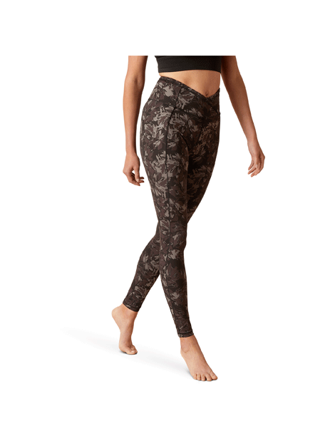 Ariat EOS Etch Half Grip Riding Tights - Breathable Equestrian Breeches for Women - Perfect for Horseback Riding, Training & Show Jumping