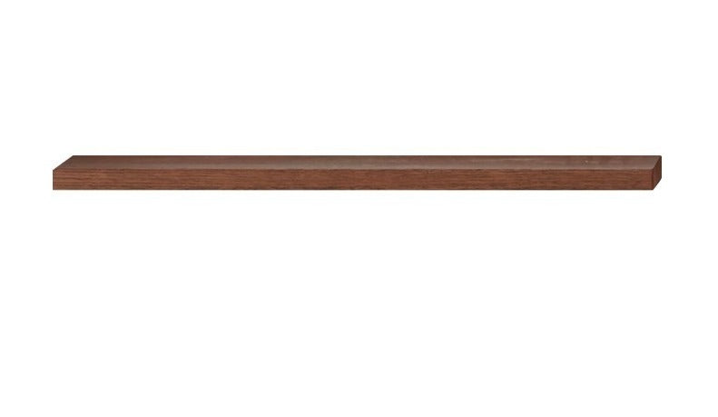 Solid Oak Wood Wall Shelf - Rustic Floating Shelf for Living Room, Bedroom, Kitchen Storage & Decor - Handmade Hanging Wall Rack for Home Organization