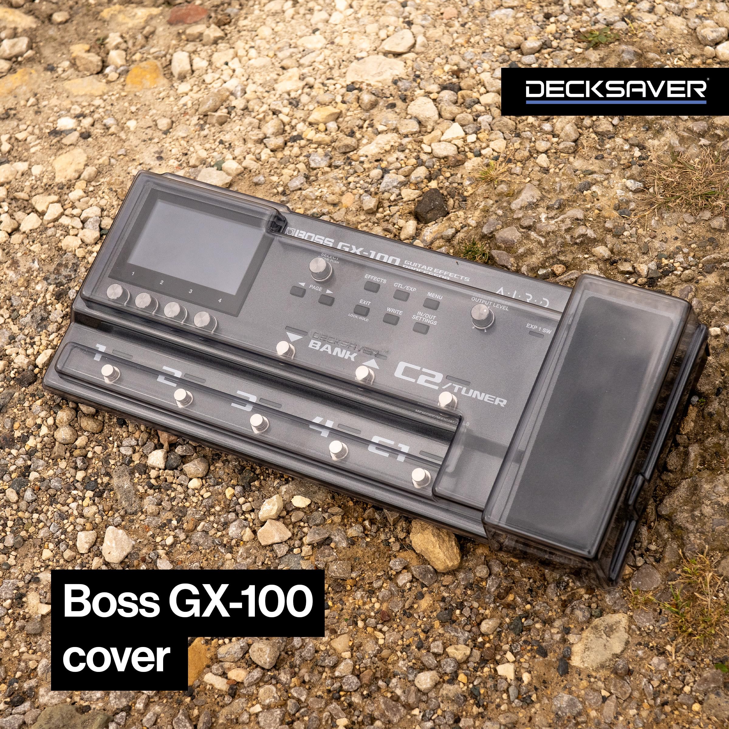 Boss GX-100 Polycarbonate Protective Cover | Durable Dust & Scratch Shield for Guitar Effects Pedal | Stage & Studio Use