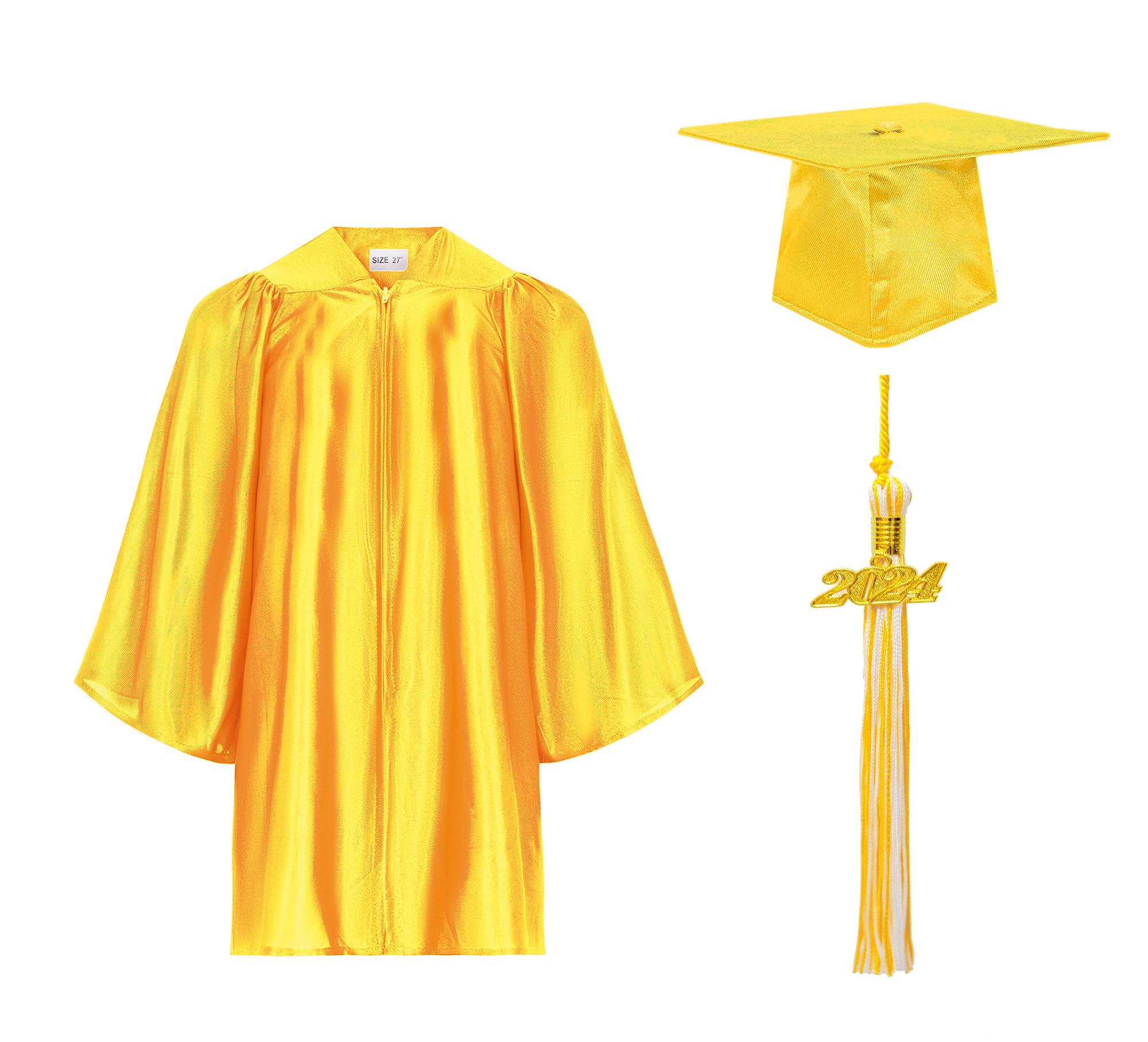 Kindergarten Graduation Gown & Cap Set with Tassel - 2023/2024/2025 - Perfect for Preschool & Kindergarten Graduation Ceremonies, Photo Shoots & Special Events