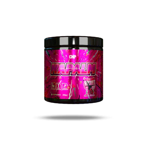 CNP Napalm Pre Workout Powder 210g - Intense Energy & Focus Booster for Gym, Bodybuilding & Fitness Training