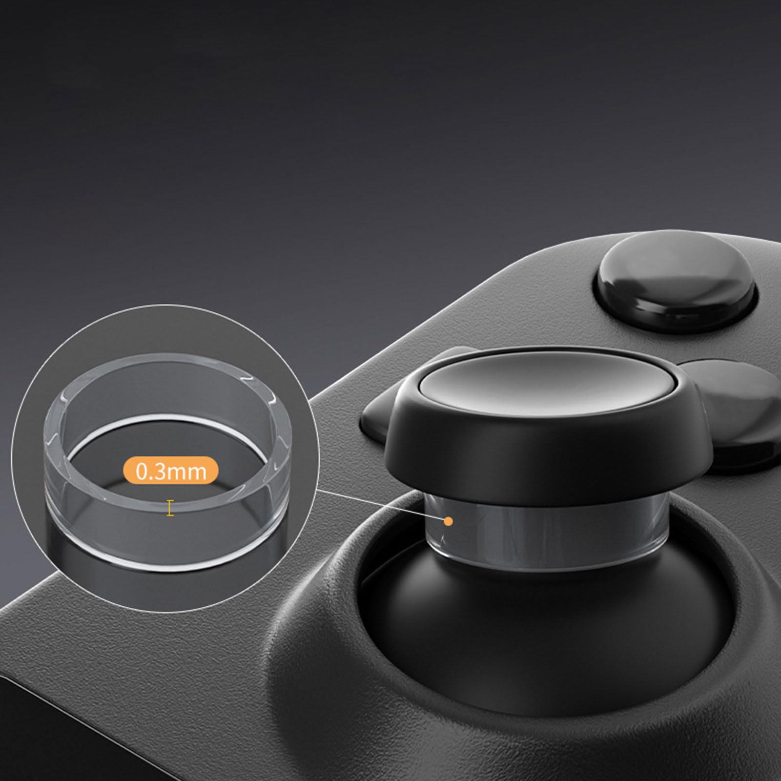 4pcs/8pcs Durable Silicone Rings - Anti-Slip Grip Covers for Gaming Controllers (PS5/Xbox/Switch) - Sweatproof & Comfortable Game Accessories for Long Gaming Sessions
