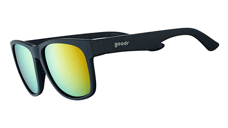Goodr Beelzebub's Bourbon Burpees Sunglasses - Polarized Running & Cycling Shades for Men & Women - UV Protection for Outdoor Sports & Beach Activities