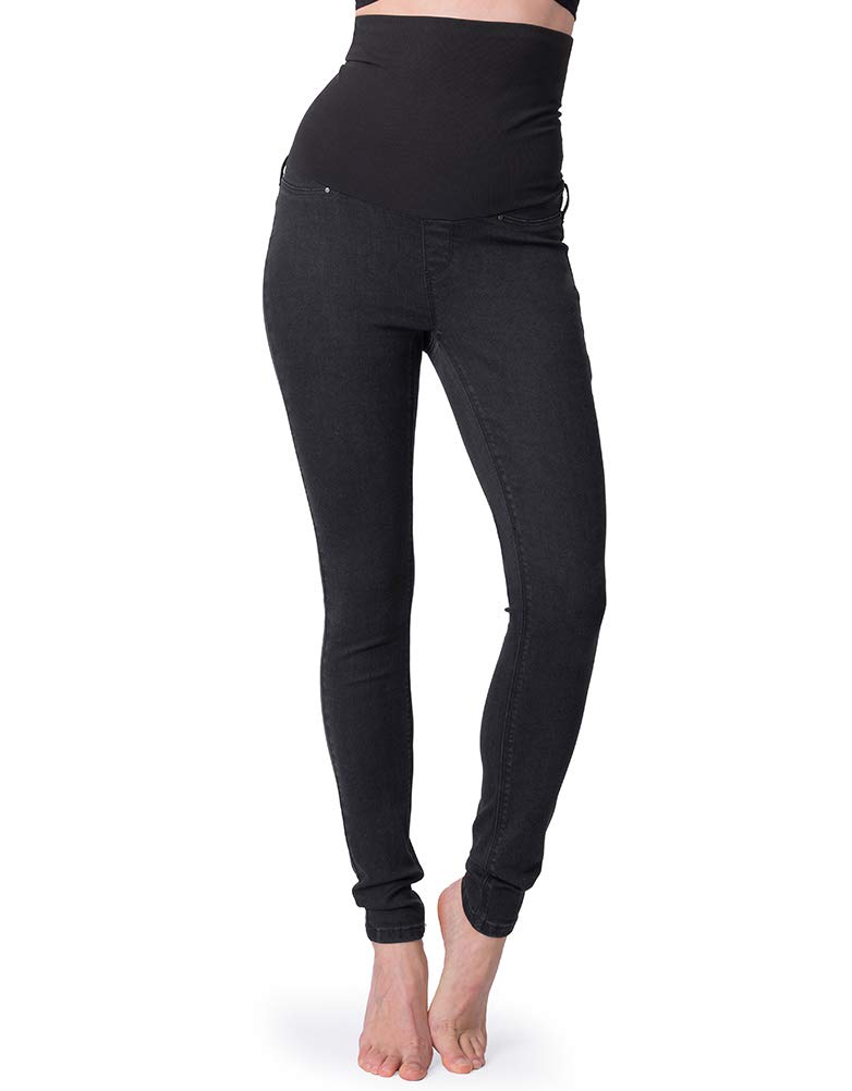 Seraphine Women's Post Maternity Shaping Jeans - High Waisted Slimming Denim Pants for New Moms, Black | Perfect for Everyday Wear & Postpartum Recovery