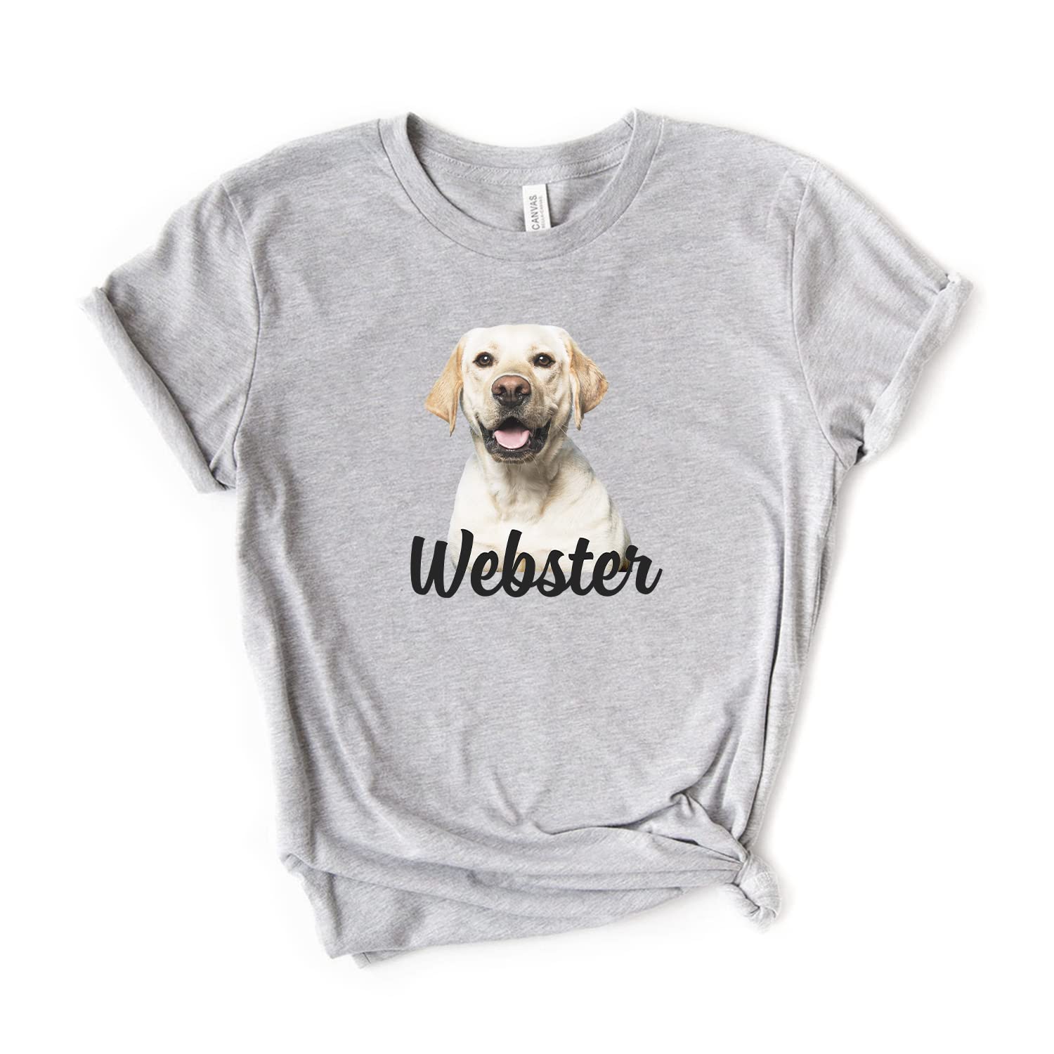 Personalized Labrador Tshirt - Soft Unisex Tee for Lab Moms & Dog Lovers