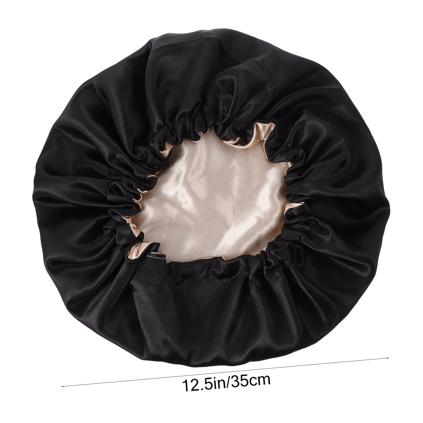 FRCOLOR Unisex Hair Bonnet for Sleeping - Soft Elastic Hair Loss Protection Cap for Women & Men - Styling Headscarf for Bathing, Showering & Night Care - Perfect for Natural Hair, Braids & Locs Protection