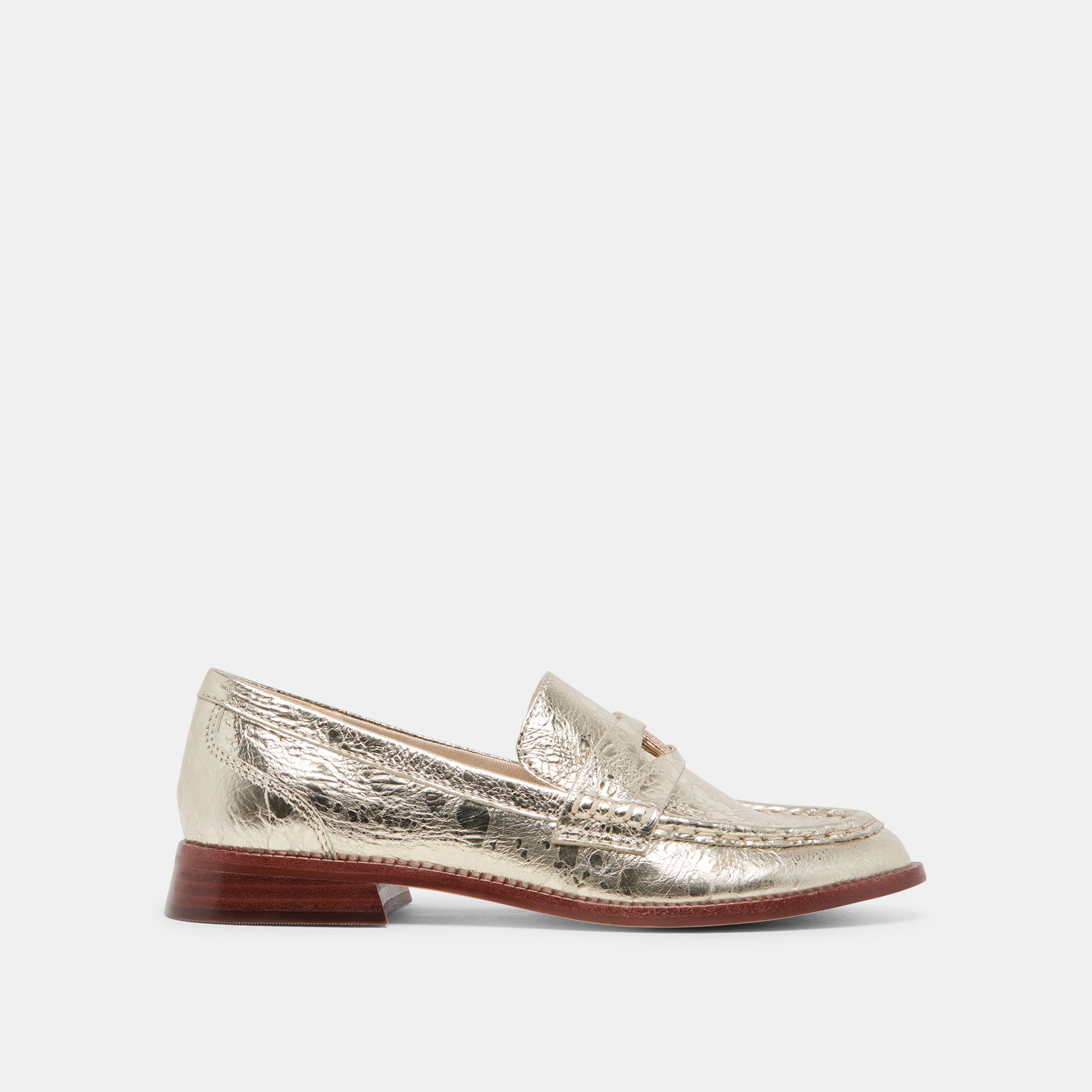 HILLY Loafers for Women - Platinum Coin Design Comfortable Slip-On Shoes | Perfect for Office, Casual Wear & Travel