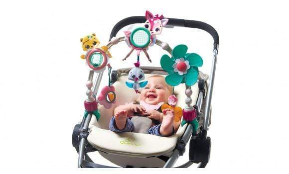 Tiny Love Tiny Princess Tales Sunny Stroll Arch - Interactive Baby Stroller Toy with Lights & Music for Infant Development, Perfect for Strollers, Car Seats & Playtime