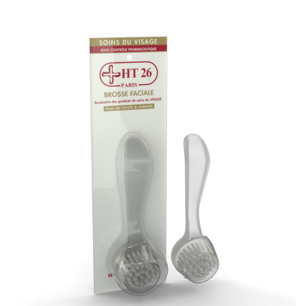 HT26 PARIS Facial Cleansing Brush - Exfoliating & Deep Pore Cleanser for Glowing Skin | Perfect for Daily Skincare Routine & Spa-Like Experience at Home
