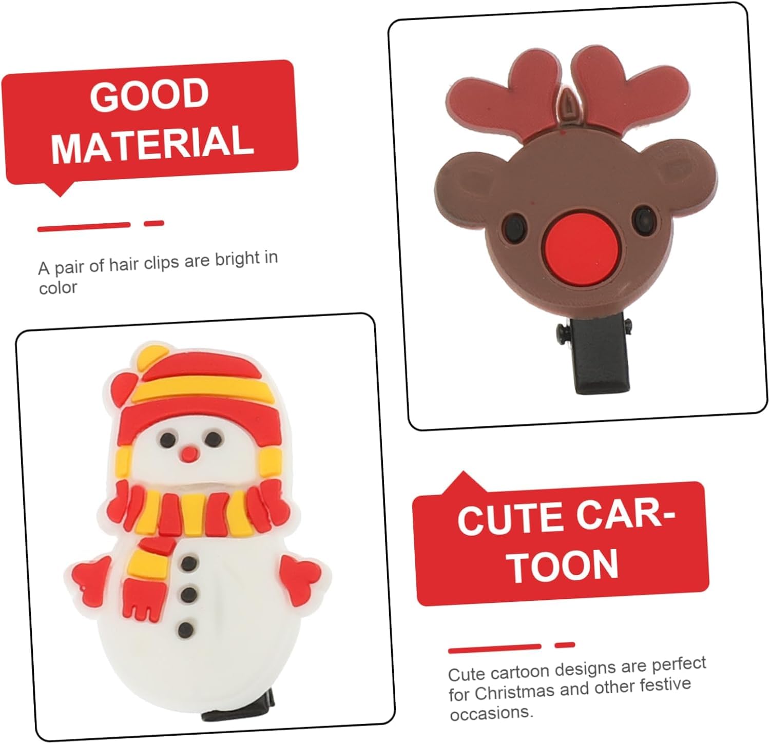 BAKEFY 20 Pack Christmas Hair Bows for Girls - Festive Hair Clips & Hair Accessories for Baby & Kids - Xmas Hair Decorations & Bowknots - Perfect for Holiday Parties, School Events & Family Photos