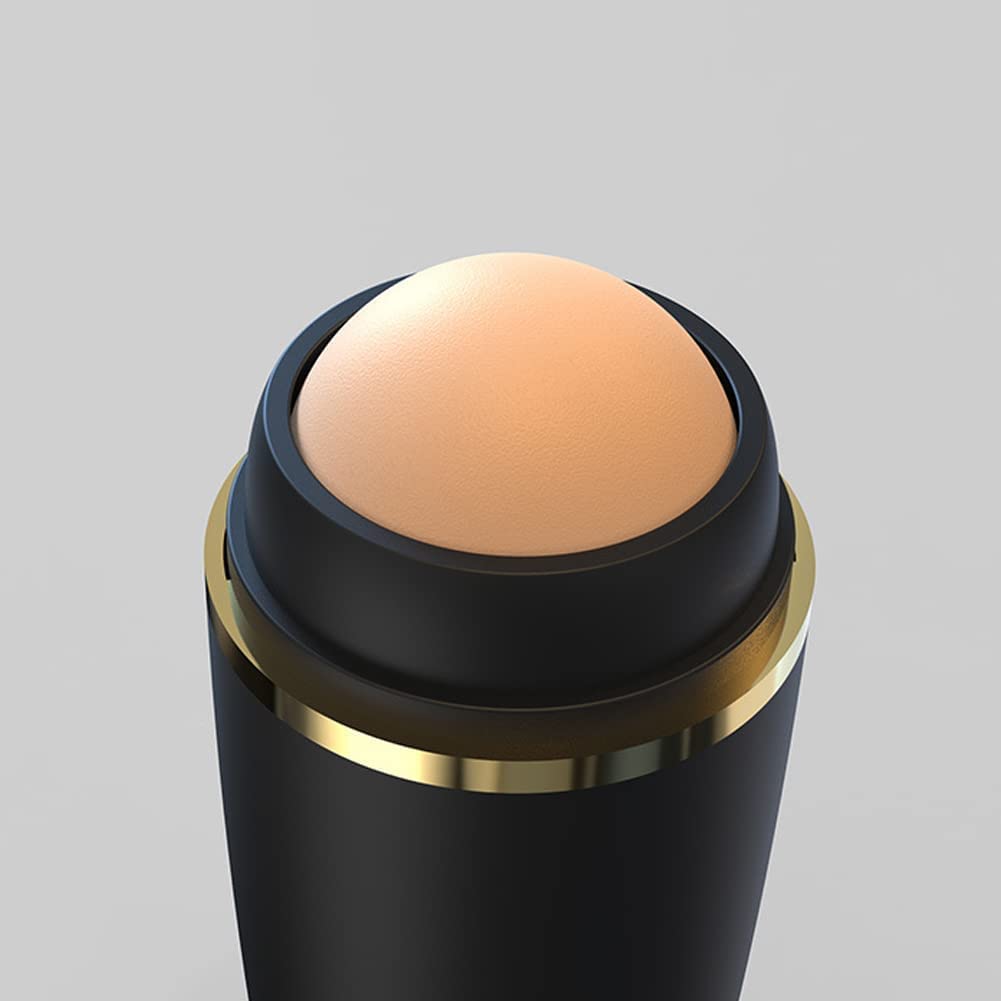 NYTRYD Volcanic Face Roller for Oily Skin - Natural Oil Absorbing Stone, Reusable Anti-Sebum Skincare Tool to Remove Excess Shine & Control Makeup - Perfect for Daily Facial Care & On-the-Go Touch Ups (Multicolor)