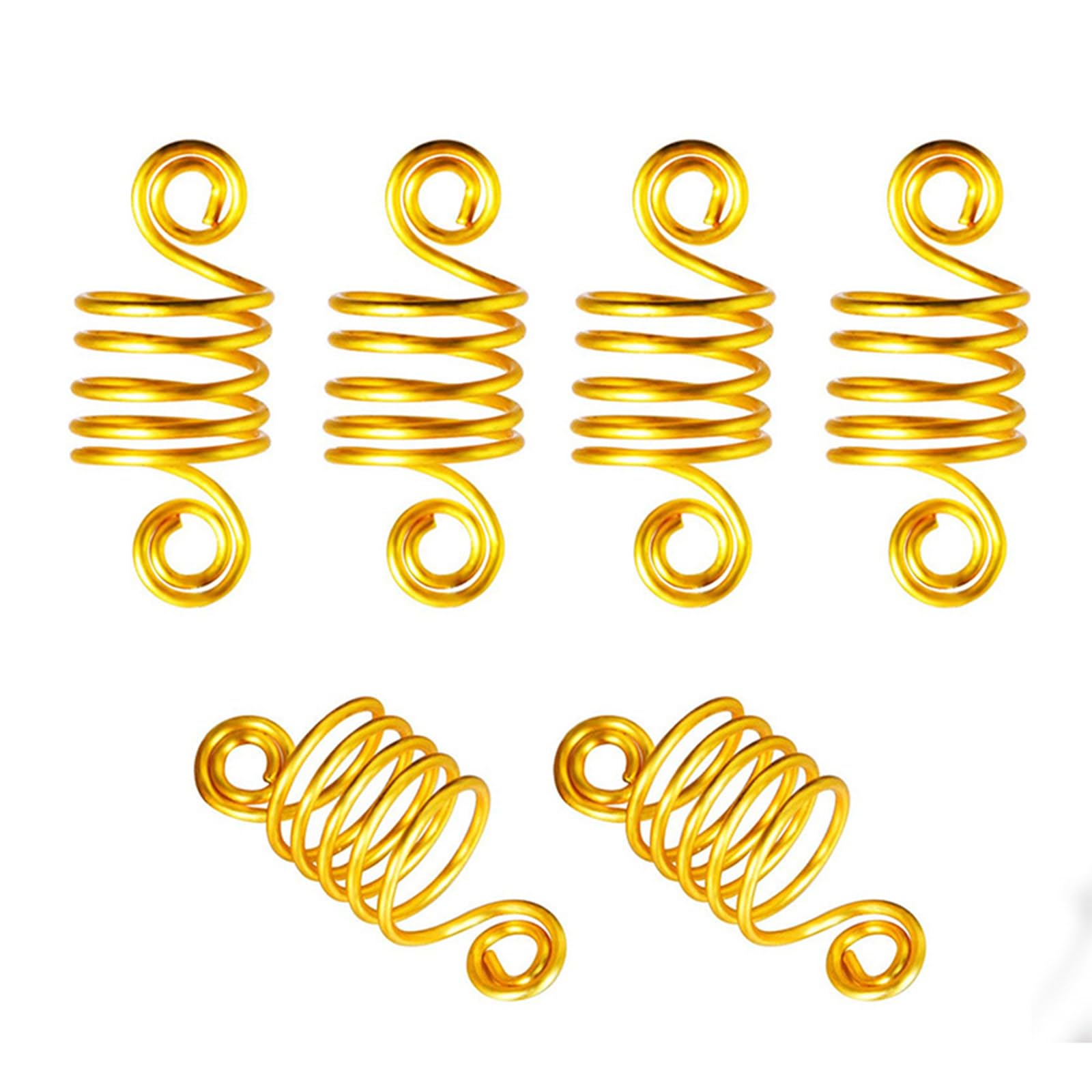 110 Pcs Hair Braid Cuffs Set - Dreadlock Beads & Clips for Women - Hair Extension Accessories & Decor - Perfect for Braiding, Dreadlocks, and Styling