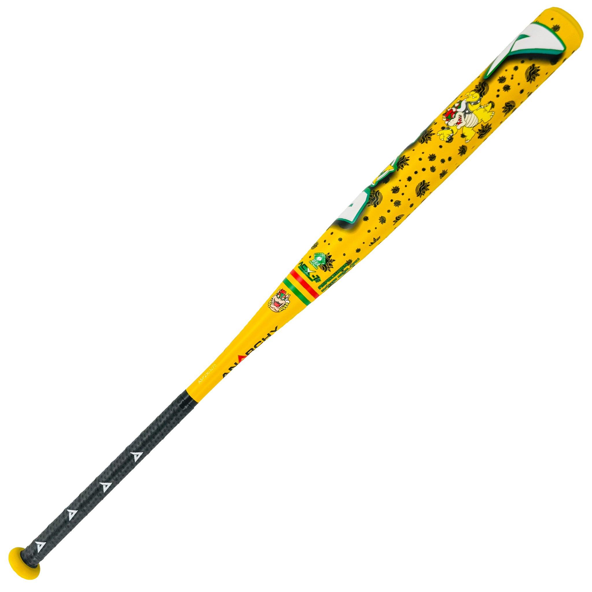 2025 Anarchy Bowser End Load Senior Slowpitch Softball Bat - ASA/USSSA Approved - Perfect for Competitive Games & Tournaments