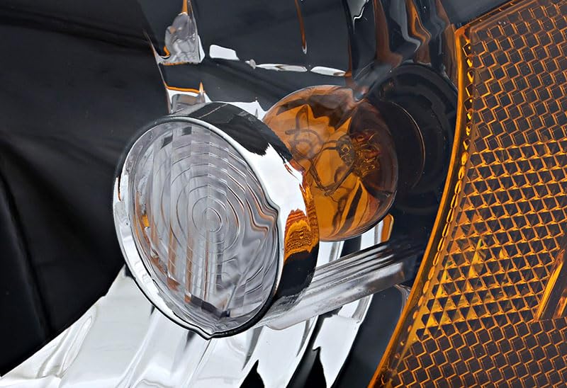 2006 Hyundai Tiburon Halogen Headlights Set - Driver & Passenger Side Replacement Lamps | Perfect for Night Driving & Car Restoration Projects