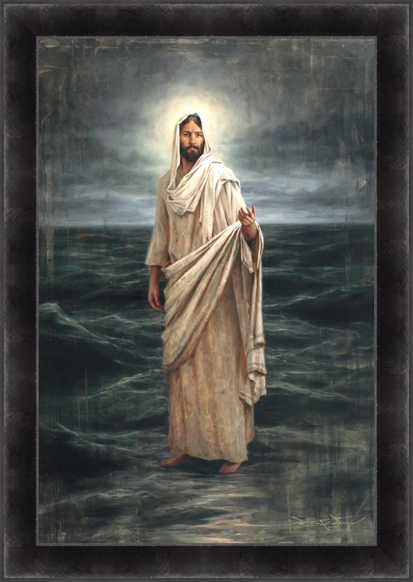 Come Be Not Afraid Large Wall Art - Inspirational Christian Home Decor for Living Room, Bedroom & Office - Perfect Gift for Faith-Based Interiors