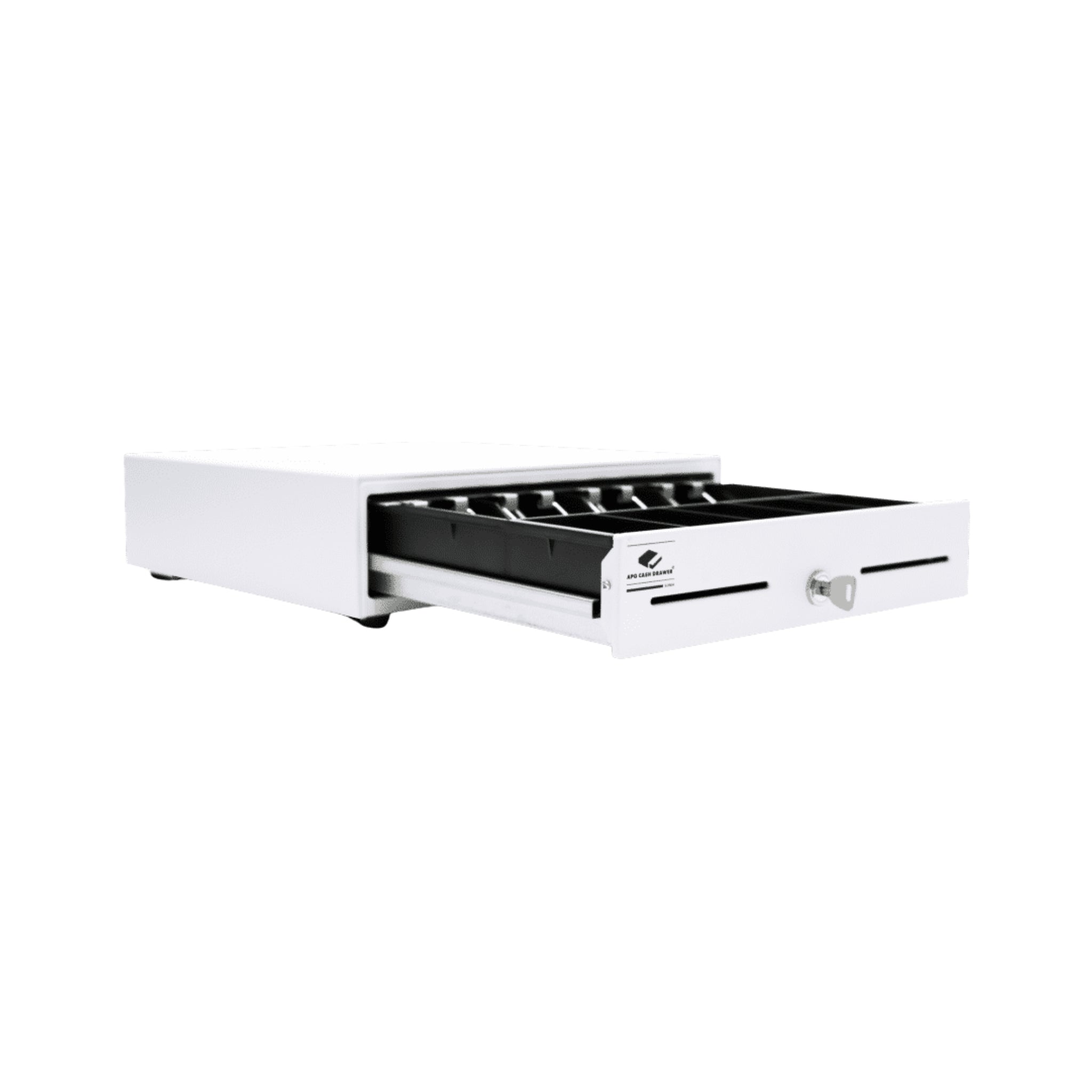 APG Arlo 13 US Currency Cash Drawer with MultiPRO Interface Cable - Secure Money Tray for Retail Stores, Restaurants & POS Systems