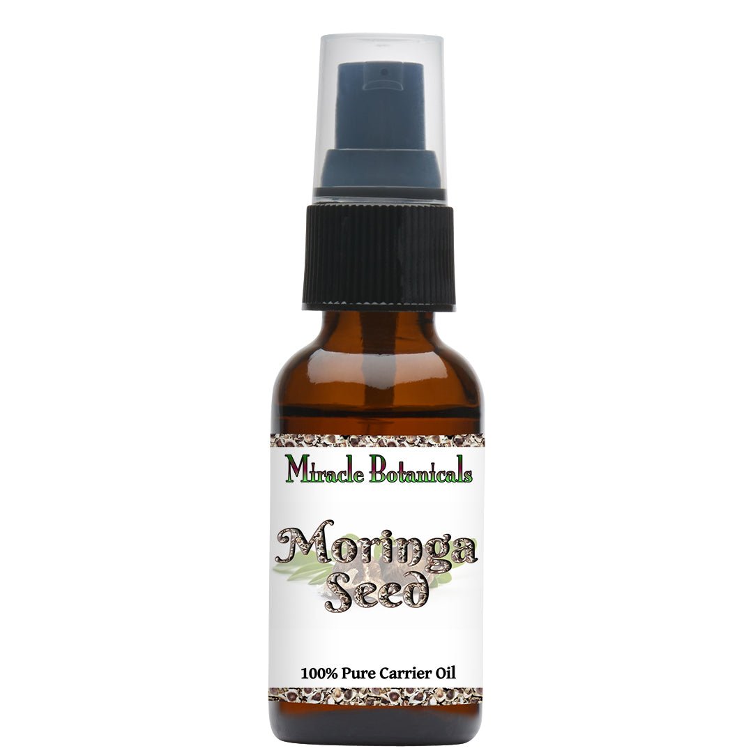 Organic Moringa Seed Oil (Moringa Oleifera) - 100% Pure Cold Pressed Carrier Oil for Skin, Hair & Aromatherapy | Natural Moisturizer & Anti-Aging Solution for Face, Body & DIY Beauty Products