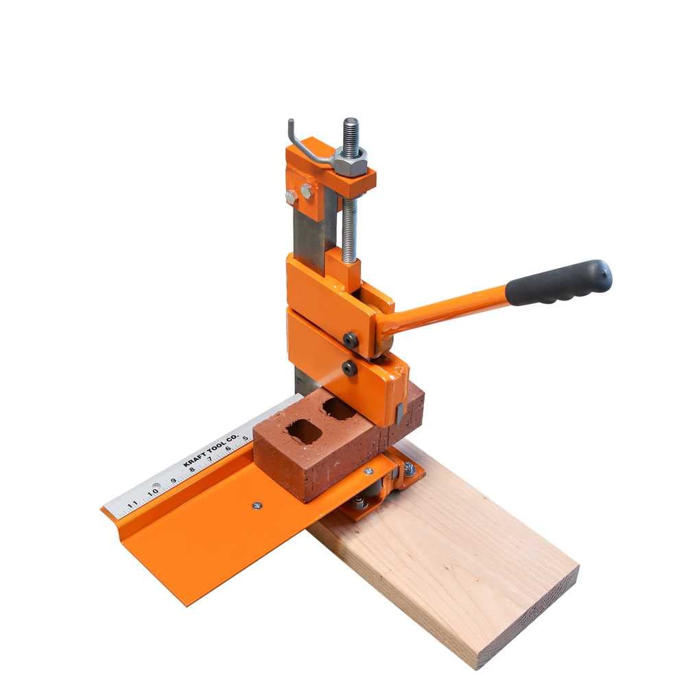 Kraft Tool BC582 Mini Brick Splitter - Compact & Efficient Masonry Tool for DIY Projects, Home Renovation, and Professional Bricklaying