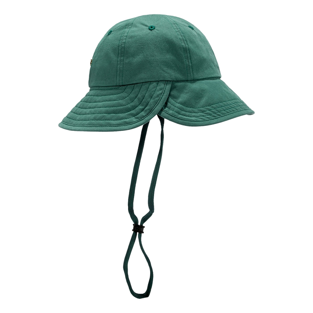 FORKICKS Reversible Bucket Hat for Men & Women - Green Outdoor Sun Protection Hat for Hiking, Fishing, and Beach Activities