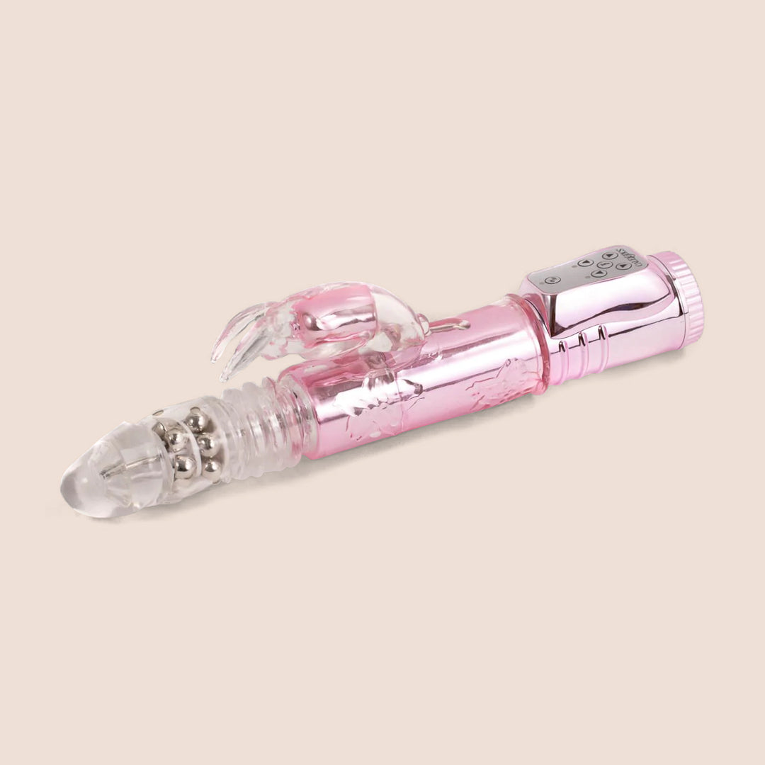 Jack Rabbit® Thrusting Orgasm™ - Powerful Thrusting, Rotating & Vibrating Rabbit Vibrator for Women - Perfect for Solo Play & Couples Intimacy