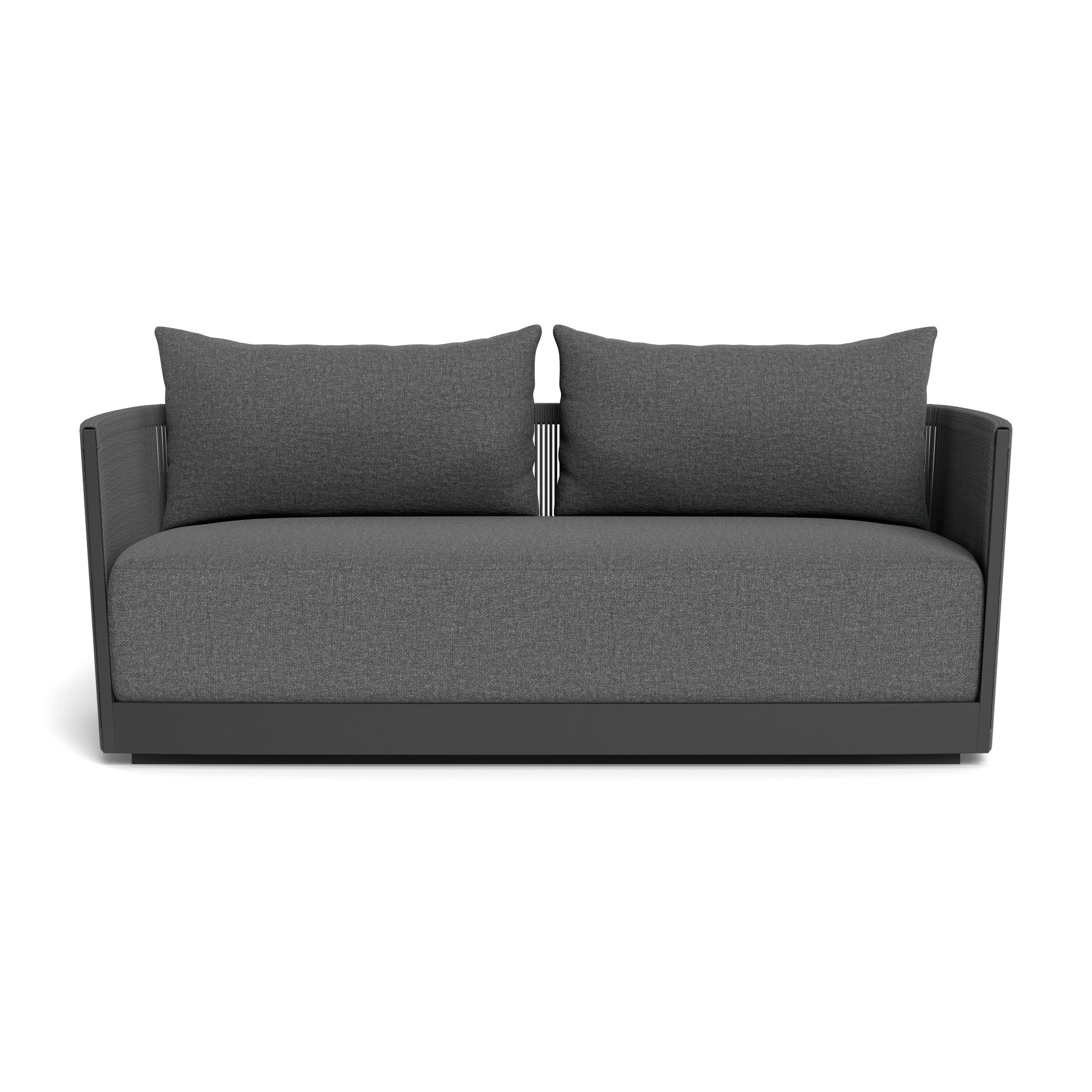 Antigua 2-Seat Sofa - Modern Loveseat for Small Spaces, Living Room, Apartment & Office - Comfortable Fabric Couch with Sturdy Frame