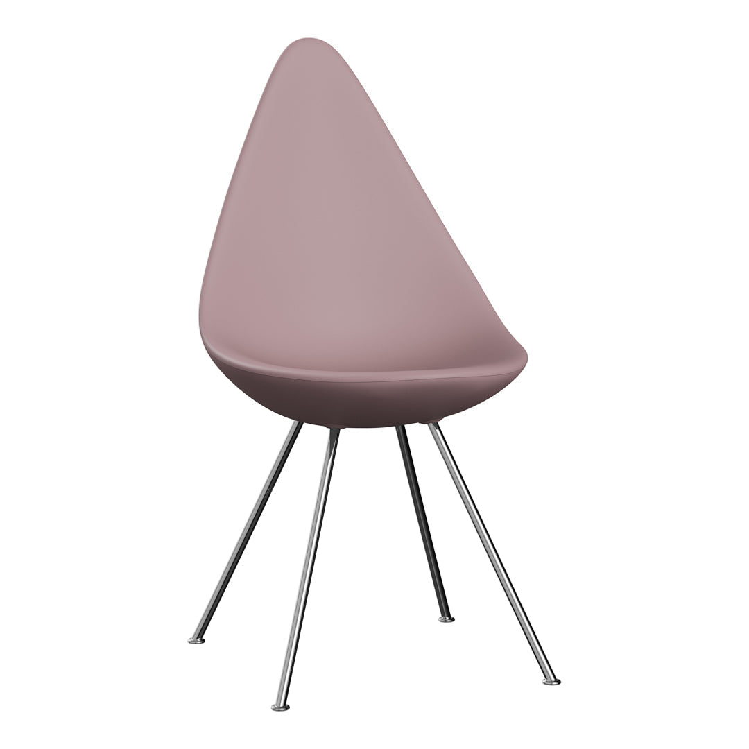 Drop Chair Plastic - Modern Lightweight Indoor/Outdoor Stackable Chair for Home, Office, and Patio Use