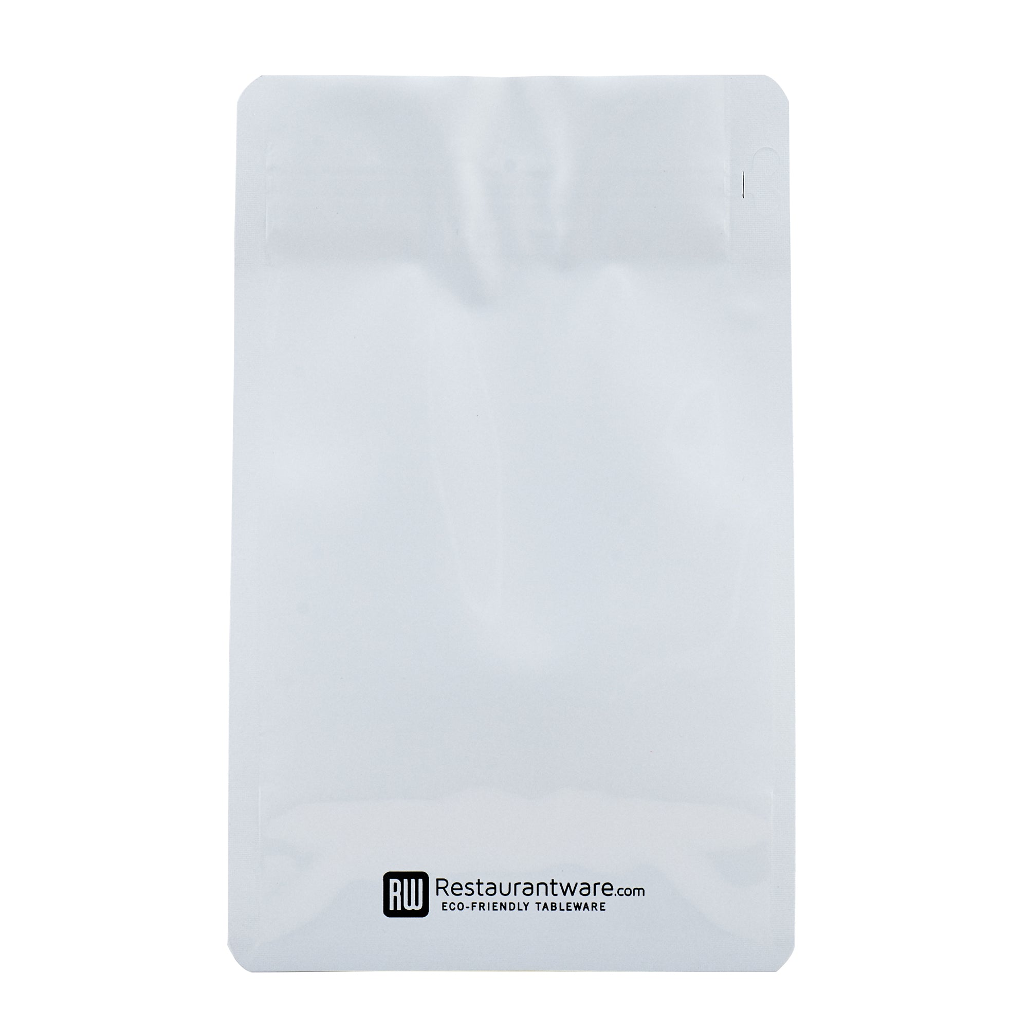 White Plastic Medium Snack Bags - Double Seal, Rip Lock, Heat Sealable (8x5x3.25 Inches) - 100 Count Box - Perfect for Food Storage, Meal Prep & On-the-Go Snacks
