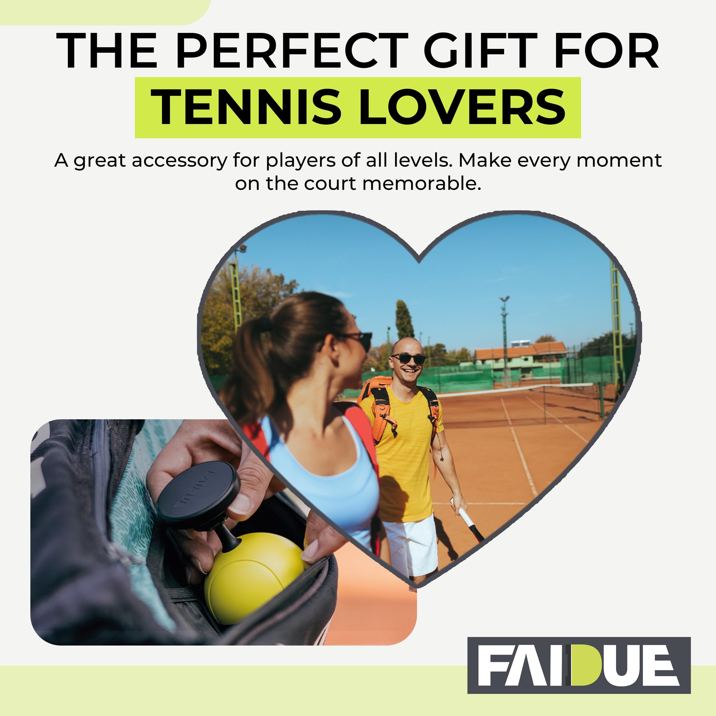 Tennis & Pickleball Fence Phone Mount Holder - Perfect Sports Gift for Men, Women, Boys & Girls - Training Accessory to Record & Stream Matches - Ideal for Tennis Practice, Pickleball Games & Coaching Sessions