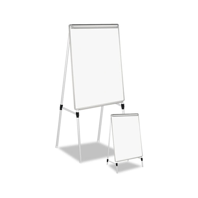 Adjustable Dry Erase Easel Stand - Silver Aluminum Frame Whiteboard for Classroom, Office & Home Use - Perfect for Presentations, Teaching & Creative Projects