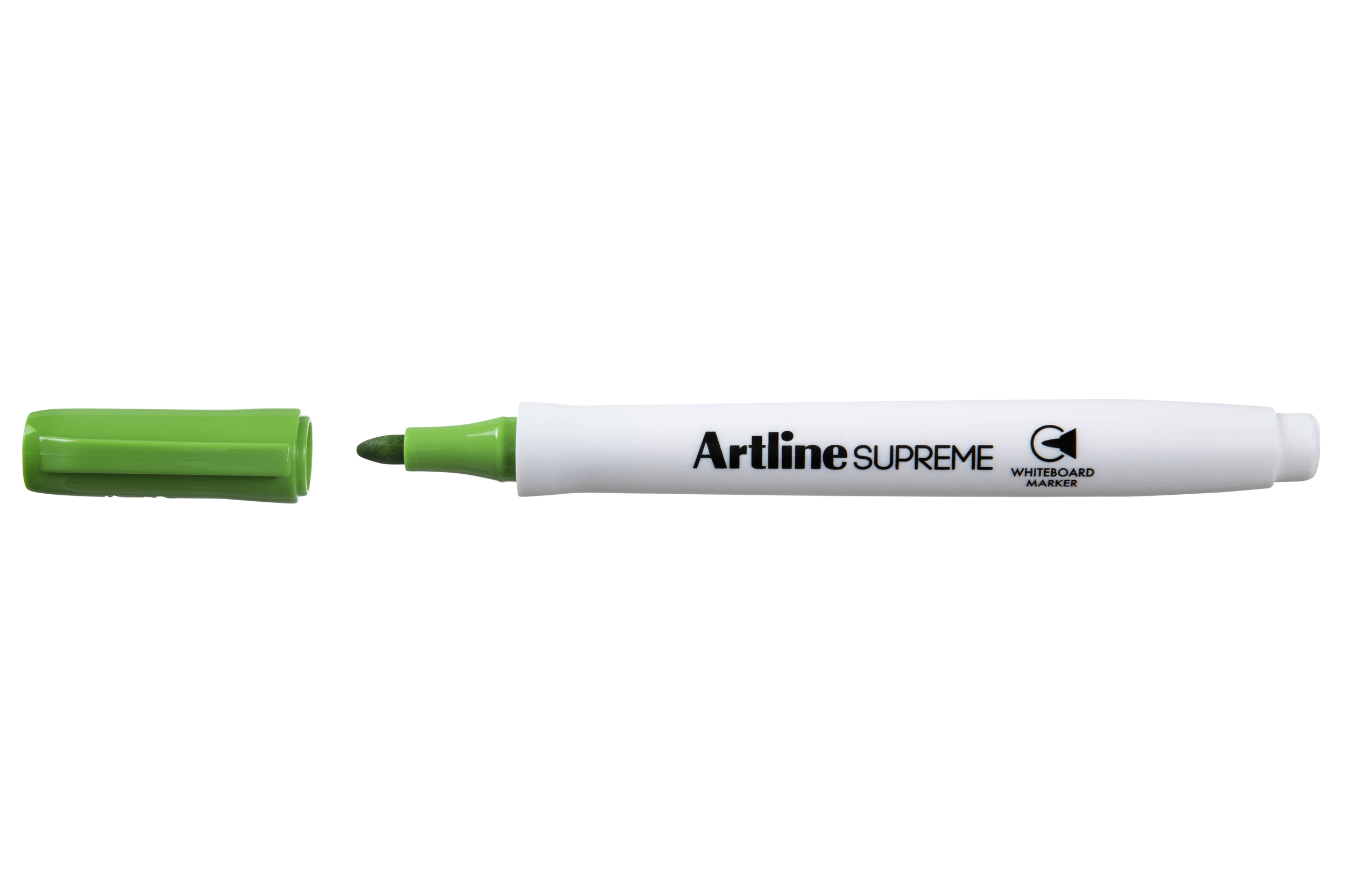 Artline Supreme Whiteboard Marker 1.5mm Bullet Tip - Lime Green (12 Pack) - Perfect for Office, Classroom & Home Whiteboard Presentations
