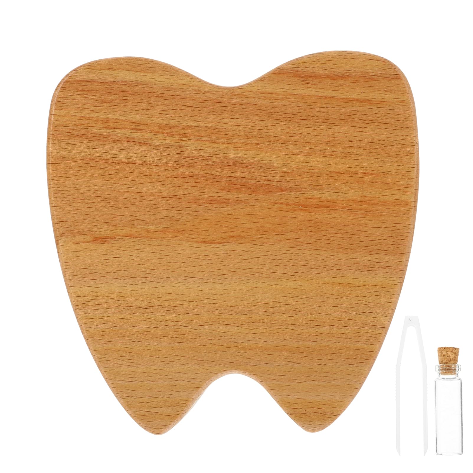 GLSTOY Wooden Baby Tooth Memory Storage Box - Kids Tooth Keepsake Holder for Boys & Girls - Perfect for First Lost Tooth Milestone & Childhood Memories Preservation