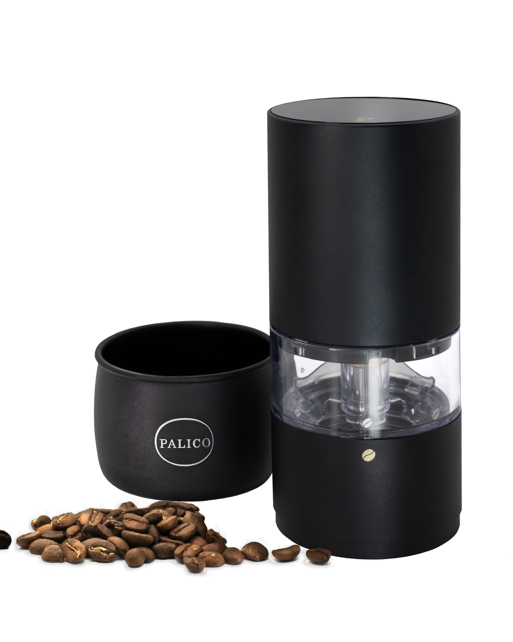 PALICO GrindTech STD - Portable Rechargeable Electric Coffee Grinder with USB-C Charging, 20 Adjustable Grind Settings, Stainless Steel Conical Burr - Perfect for Home, Office, Travel & Camping | Fresh Ground Coffee Anywhere