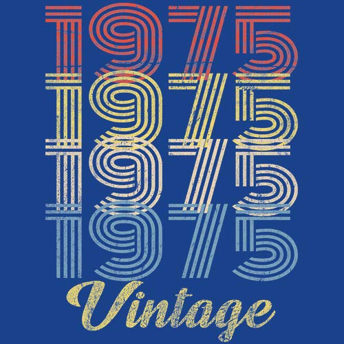 1975 Vintage Retro 50th Birthday Gift T-Shirt for Men - Perfect 50th Birthday Party Outfit & Funny Milestone Celebration Apparel