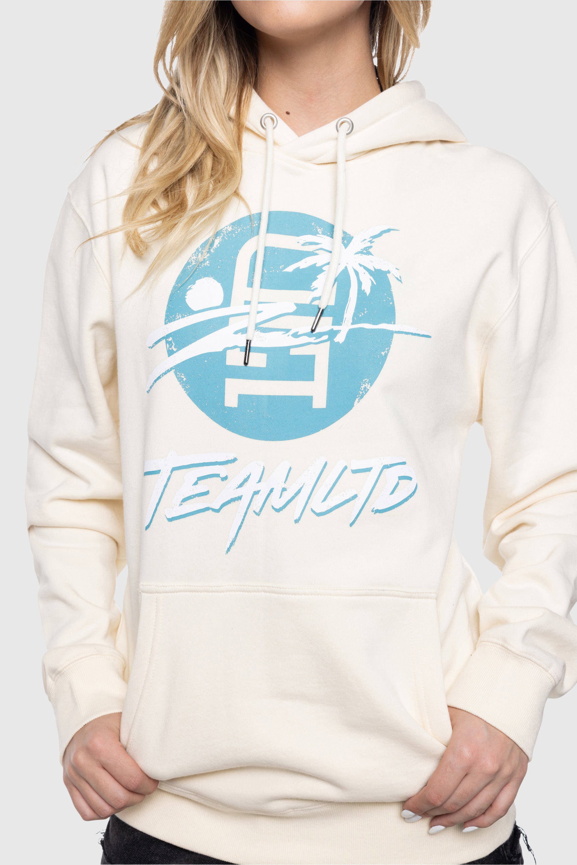 Custom Logo Palm Print Hoodie for Men & Women - Soft Fleece Pullover Sweatshirt - Perfect for Casual Wear, Street Style & Outdoor Activities