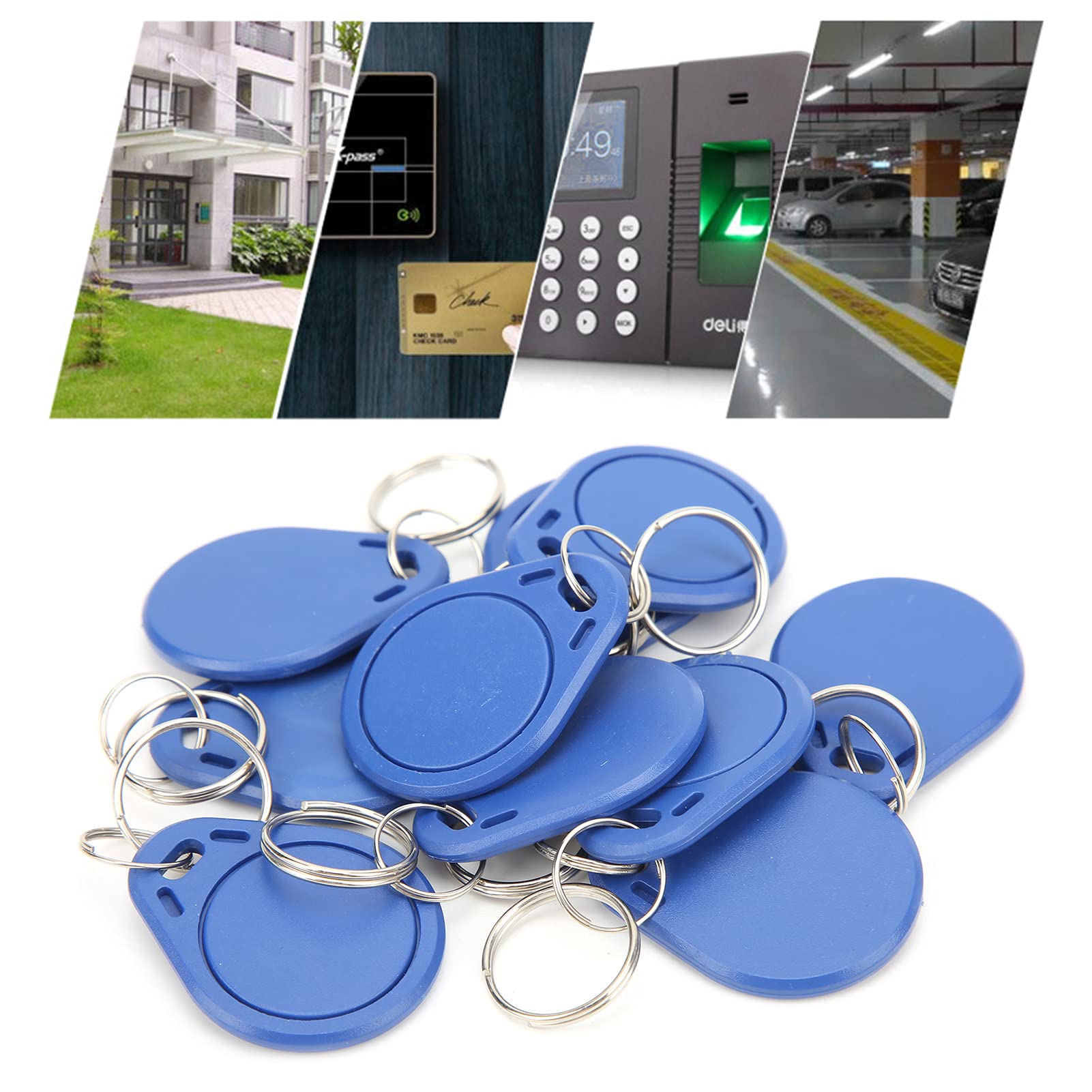 **10pcs T5577 Rewritable RFID Key Fobs - 125Khz Proximity Cards for Door Access Control, Security Systems & Keyless Entry - Ideal for Offices, Hotels & Smart Homes**