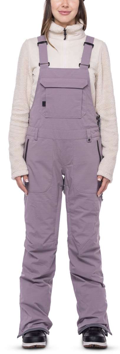 686 Women's Black Magic Insulated Bib Snow Pants - Waterproof Winter Ski Bib Overalls for Snowboarding & Cold Weather (2023 Model) - Perfect for Skiing, Snowboarding & Outdoor Winter Activities