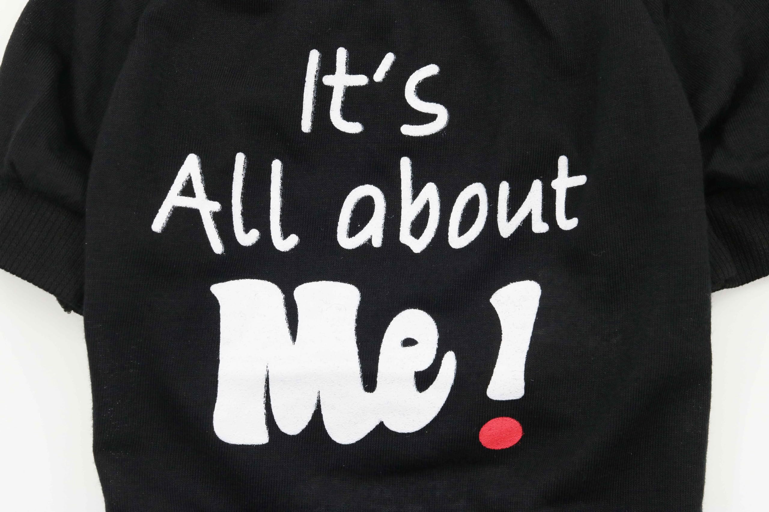 Funny Drooling Dog T-Shirt - Summer Dog Clothes & Costume for Small Dogs & Puppies (Large, Black) - Perfect for Pet Parties, Costume Events & Daily Walks