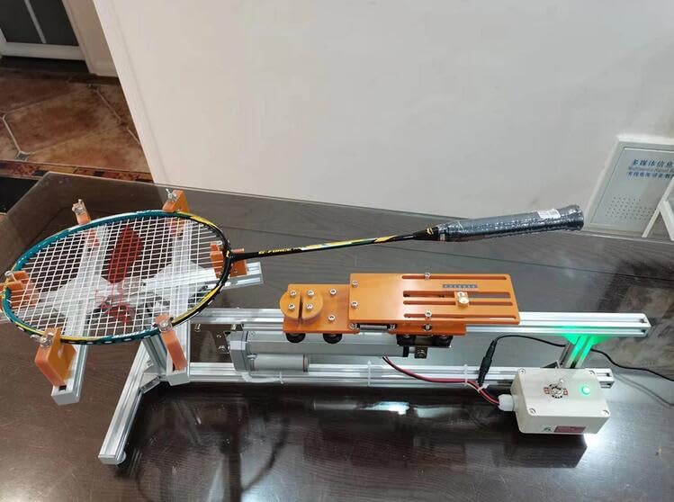 Professional Badminton Racket Stringing Machine - DIY Aluminum Alloy Racket Frame Threading Tool with 20-32LB Tension for Tennis & Badminton Rackets | Perfect for Home Use, Sports Clubs & Professional Stringers