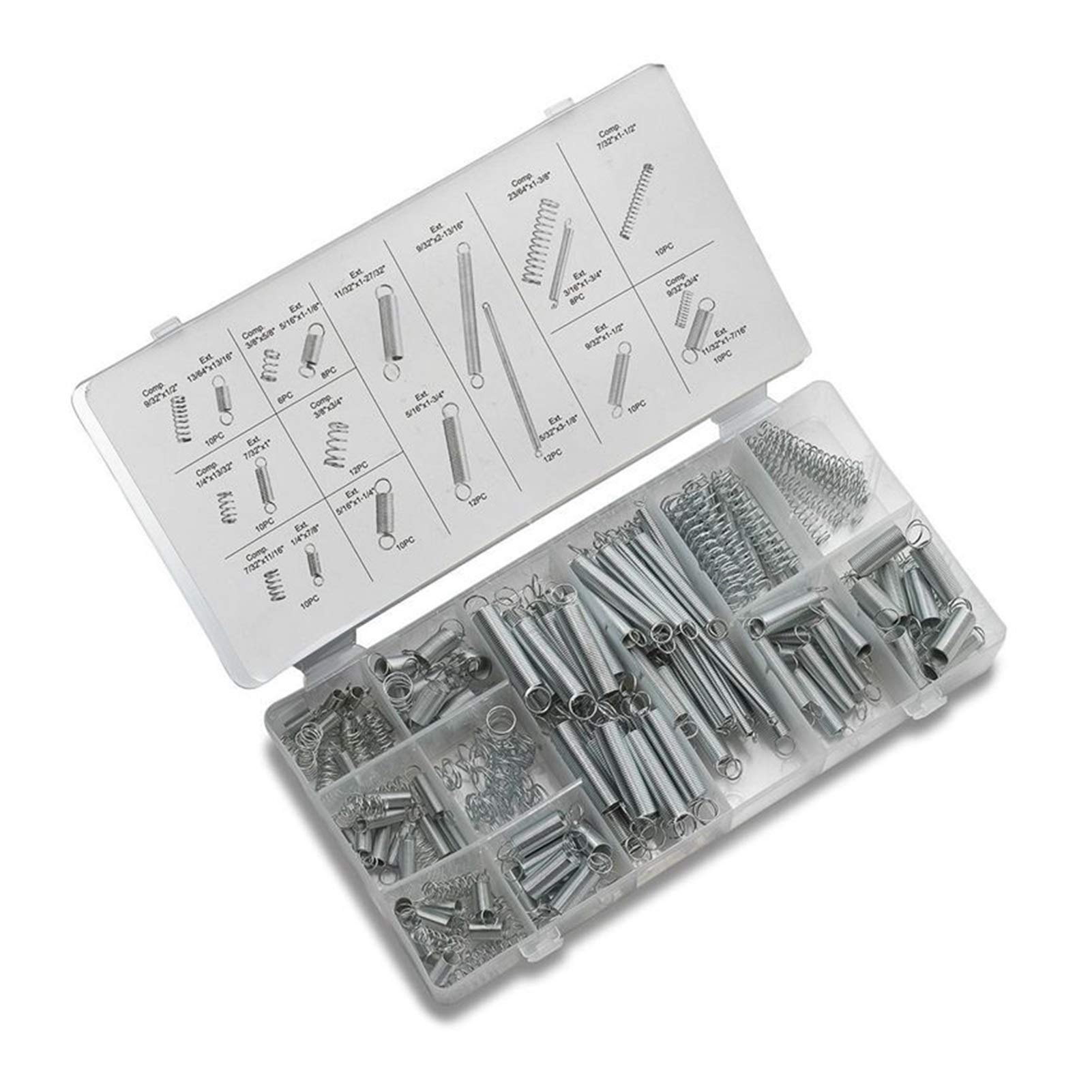 High-Quality Mdingbao 200pc Compression Spring Assortment Set - Carburetor Extension Kit with Excellent Corrosion Resistance | Perfect for Automotive Repairs, Industrial Machinery & DIY Projects