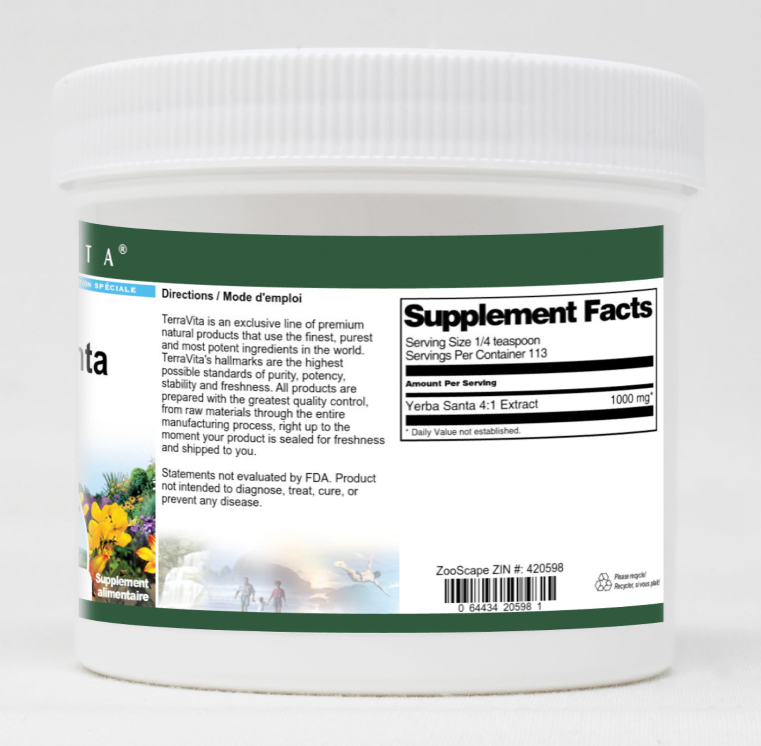 Yerba Santa 4:1 Extract Powder (4 oz) - 3 Pack | Herbal Supplement for Respiratory Support & Wellness | Perfect for Tea, Smoothies & Natural Remedies