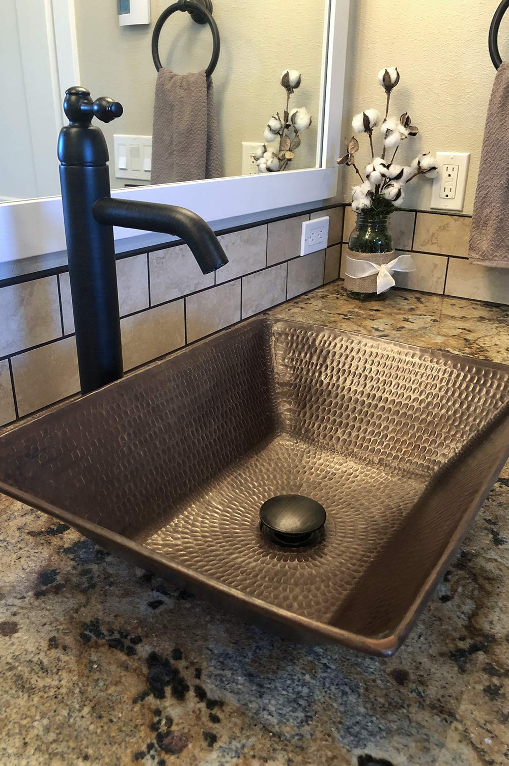 Premier Copper Products D-208ORB 1.5-Inch Non-Overflow Pop-Up Bathroom Sink Drain in Oil Rubbed Bronze - Perfect for Bathroom Vanities, Vessel Sinks & Modern Home Decor