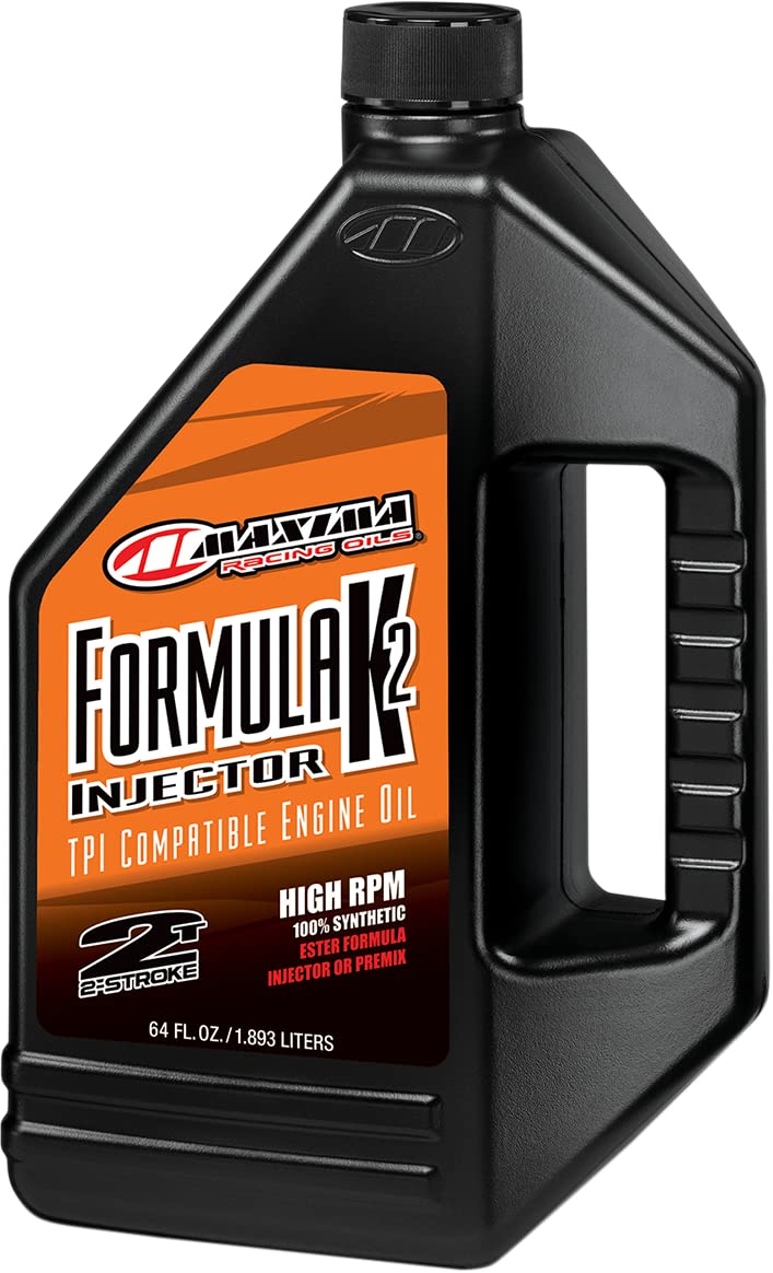 Maxima Racing USA 20-22901-12PK Formula K2 Synthetic Racing 2-Stroke Injector Oil - 12.8oz Bottle (12-Pack) - High Performance Motorcycle & ATV Oil for Racing, Motocross & Off-Road Use