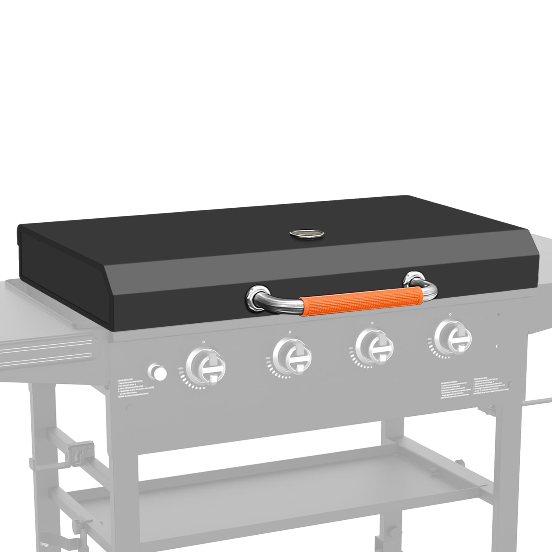 Upgraded Hinged Lid with Thermometer for Blackstone 36